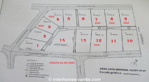 thumbnail for SOSUA: BUILDING LOTS FROM 593 M² TO 872 M² (6,383 FT² TO 9,388 FT²) IN A NEW PRIVATE RESIDENTIAL COMMUNITY WITH NO MONTHLY HOA COSTS