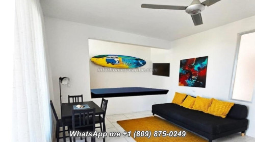 photos for S O L D - CABARETE: FIRE SALE OF A MODERN 1-BEDROOM APARTMENT, WITH PRIVATE ROOF TERRACE AND SEA VIEW.