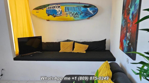 photos for S O L D - CABARETE: FIRE SALE OF A MODERN 1-BEDROOM APARTMENT, WITH PRIVATE ROOF TERRACE AND SEA VIEW.