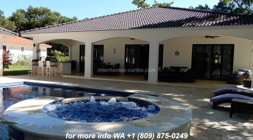 photos for SOSUA: NEWLY BUILT, TOP-EQUIPPED VILLA WITH GUEST HOUSE AND LARGE CORNER LOT