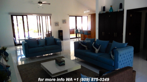 photos for SOSUA: NEWLY BUILT, TOP-EQUIPPED VILLA WITH GUEST HOUSE AND LARGE CORNER LOT