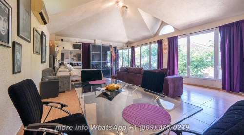 photos for SOSUA: FIRST CLASS VILLA WITH 300 M², 1X MAIN HOUSE plus 1X STUDIO, MODERN TOP FURNITURE, SOLAR PANELS, NO HOA