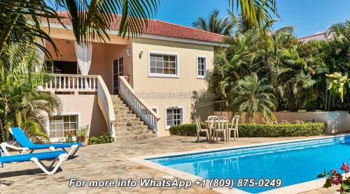 photos for SOSUA: 2-STOREY VILLA - 3-BEDROOM APARTMENT AND 1-BEDROOM GUEST APARTMENT, OCEAN VIEW