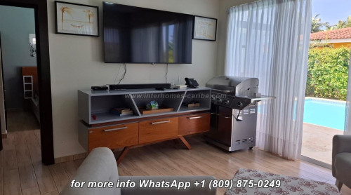 thumbnail for SOSUA: OUR AFFORDABLE OFFER FOR A 2-BEDROOM VILLA WITH POOL BAR AND BBQ