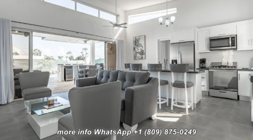 photos for SOSUA: STUNNING MODERN 2-BEDROOM VILLA WITH HUGE OUTDOOR TERRACE