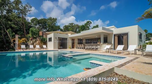 photos for SOSUA: 4-BEDROOM COMFORT VILLA WITH PERFECTLY DESIGNED TERRACES AND POOL AREA