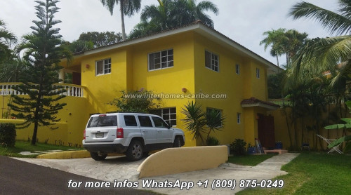 photos for SOSUA: COMFORTABLY FURNISHED VILLA WITH 1 MAIN AND 1 GUEST APARTMENT, CLOSE TO THE BEACH