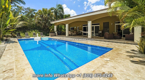 photos for NOT AVAILABLE - SOSUA: MOVE-IN 4-BEDROOM VILLA WITH LARGE COVERED TERRACE AND POOL